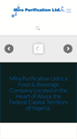 Mobile Screenshot of mirawater.com